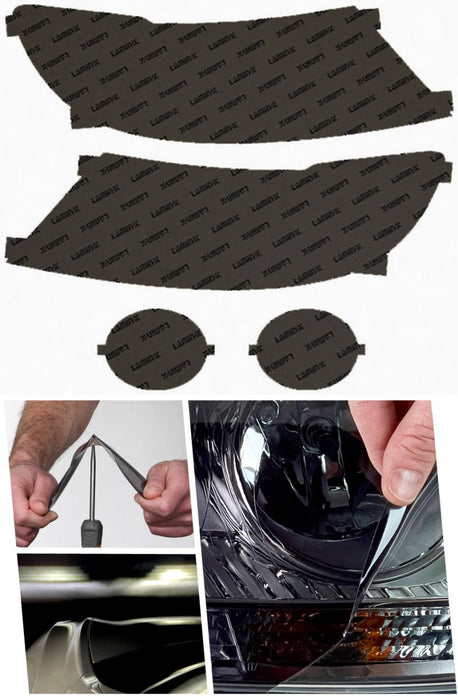 Lamin - X Headlight and Fog Light Overlays 2008 - 2014 Tribeca - S018GSY - Subimods.com
