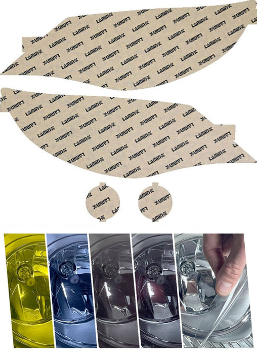Lamin - X Headlight and Fog Light Overlays 2008 - 2014 WRX - S016BY - Subimods.com