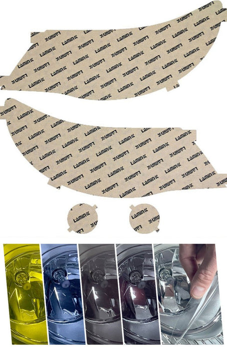 Lamin - X Headlight and Fog Light Overlays 2009 - 2013 Forester - S020BY - Subimods.com