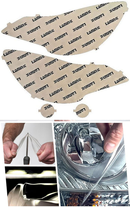 Lamin - X Headlight and Fog Light Overlays 2010 - 2012 Outback - S023CLY - Subimods.com