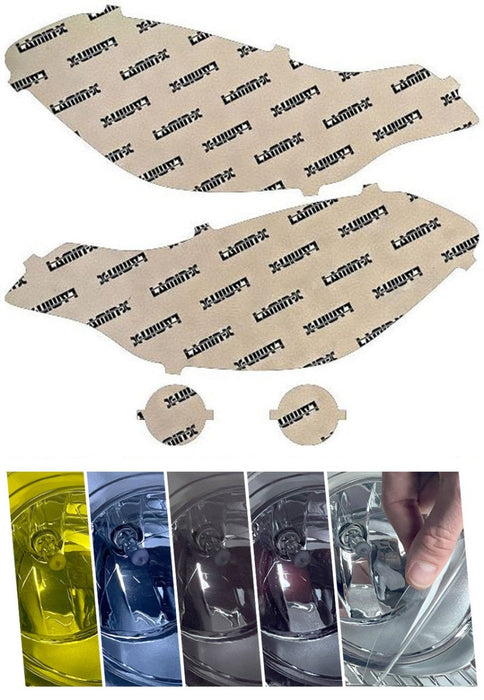 Lamin - X Headlight and Fog Light Overlays 2012 - 2016 Impreza - S025BY - Subimods.com