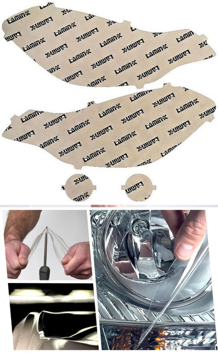 Lamin - X Headlight and Fog Light Overlays 2012 - 2016 Impreza - S025CLY - Subimods.com