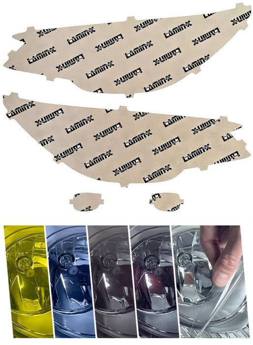 Lamin - X Headlight and Fog Light Overlays 2018 - 2019 Legacy - S037BY - Subimods.com