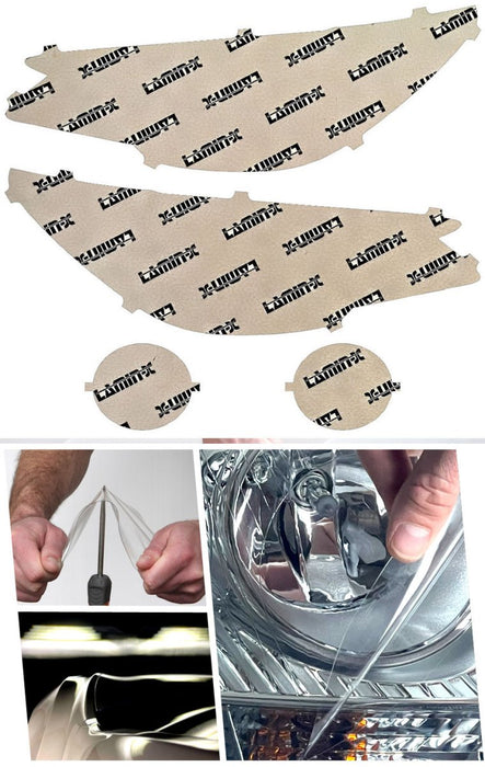Lamin - X Headlight and Fog Light Overlays 2018 - 2019 Outback - S036CLY - Subimods.com