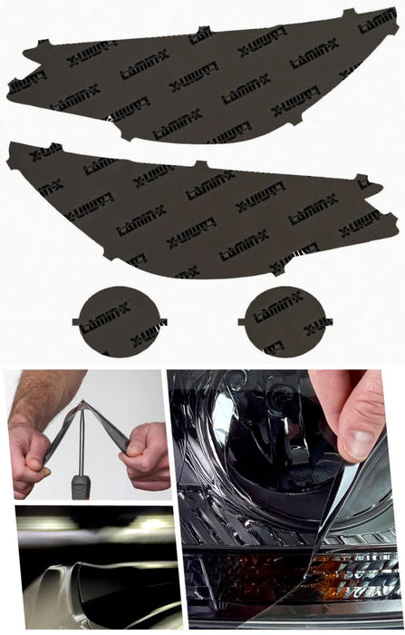 Lamin - X Headlight and Fog Light Overlays 2018 - 2019 Outback - S036GSY - Subimods.com