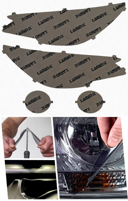 Lamin - X Headlight and Fog Light Overlays 2018 - 2019 Outback - S036TY - Subimods.com