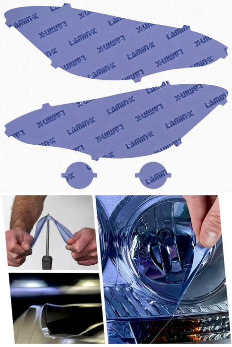 Lamin - X Headlight and Fog Light Overlays 2018 - 2023 Crosstrek - S035BY - Subimods.com