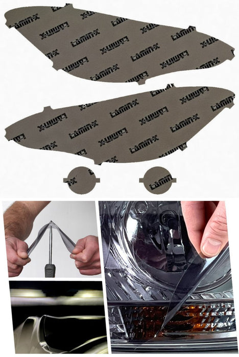 Lamin - X Headlight and Fog Light Overlays 2018 - 2023 Crosstrek - S035TY - Subimods.com
