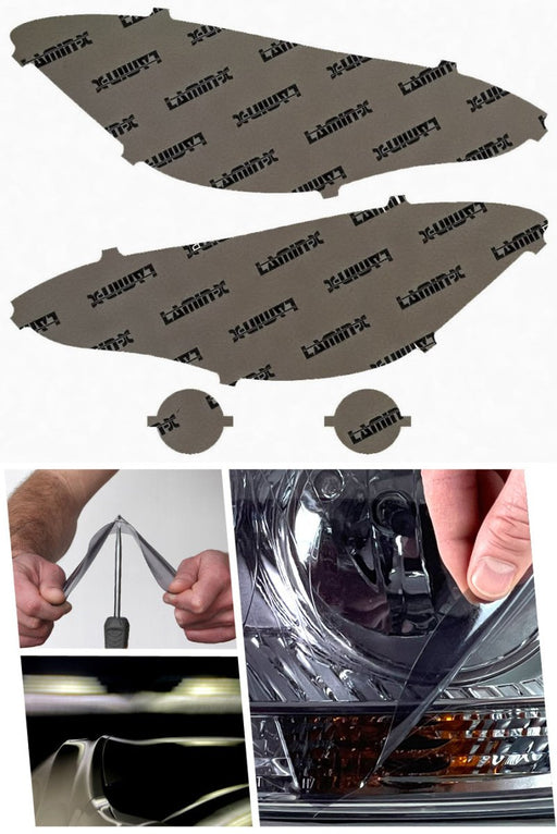 Lamin - X Headlight and Fog Light Overlays 2018 - 2023 Crosstrek - S035TY - Subimods.com