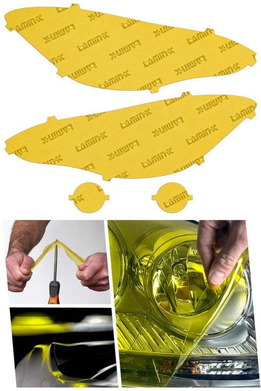 Lamin - X Headlight and Fog Light Overlays 2018 - 2023 Crosstrek - S035YY - Subimods.com