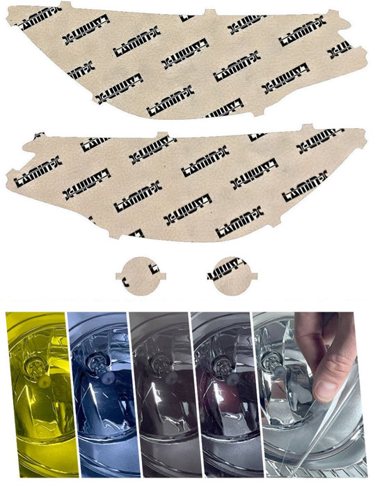 Lamin - X Headlight and Fog Light Overlays 2019 - 2021 Forester Limited - S040BY - Subimods.com
