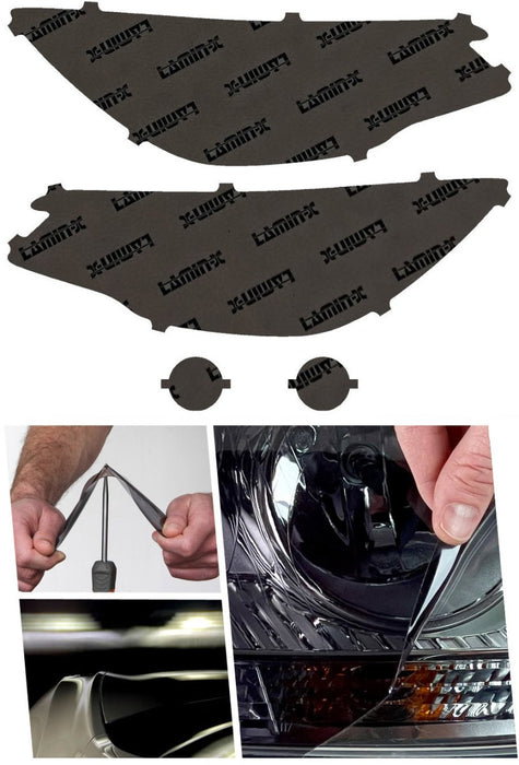 Lamin - X Headlight and Fog Light Overlays 2019 - 2021 Forester Limited - S040GSY - Subimods.com