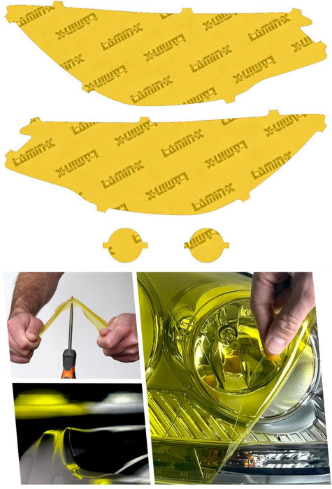Lamin - X Headlight and Fog Light Overlays 2019 - 2021 Forester Limited - S040YY - Subimods.com