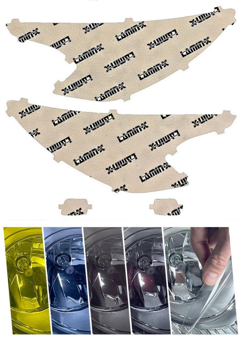 Lamin - X Headlight and Fog Light Overlays 2020 - 2023 Ascent - S051BY - Subimods.com