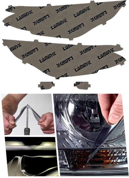Lamin - X Headlight and Fog Light Overlays 2020 - 2023 Legacy - S042TY - Subimods.com