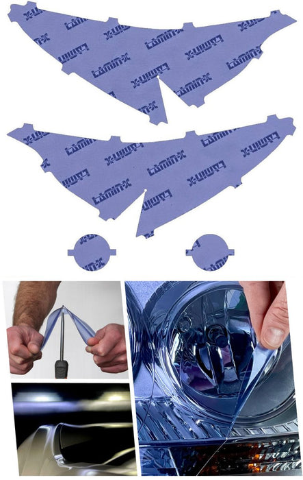 Lamin - X Headlight and Fog Light Overlays 2020 - 2024 Crosstrek - S050BY - Subimods.com