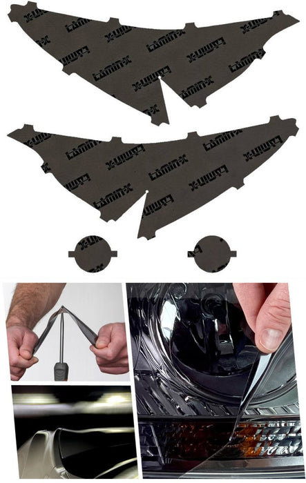 Lamin - X Headlight and Fog Light Overlays 2020 - 2024 Crosstrek - S050GSY - Subimods.com