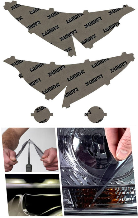 Lamin - X Headlight and Fog Light Overlays 2020 - 2024 Crosstrek - S050TY - Subimods.com