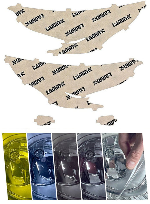 Lamin - X Headlight and Fog Light Overlays 2020 - 2024 Legacy - S049BY - Subimods.com