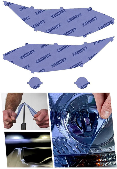 Lamin - X Headlight and Fog Light Overlays 2023 - 2025 Solterra - S052BY - Subimods.com