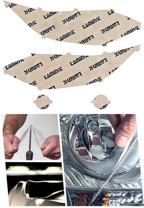 Lamin - X Headlight and Fog Light Overlays 2023 - 2025 Solterra - S052CLY - Subimods.com