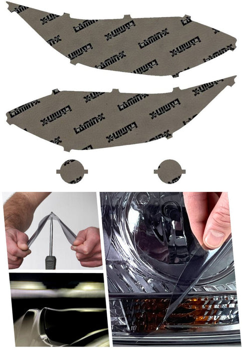 Lamin - X Headlight and Fog Light Overlays 2023 - 2025 Solterra - S052TY - Subimods.com