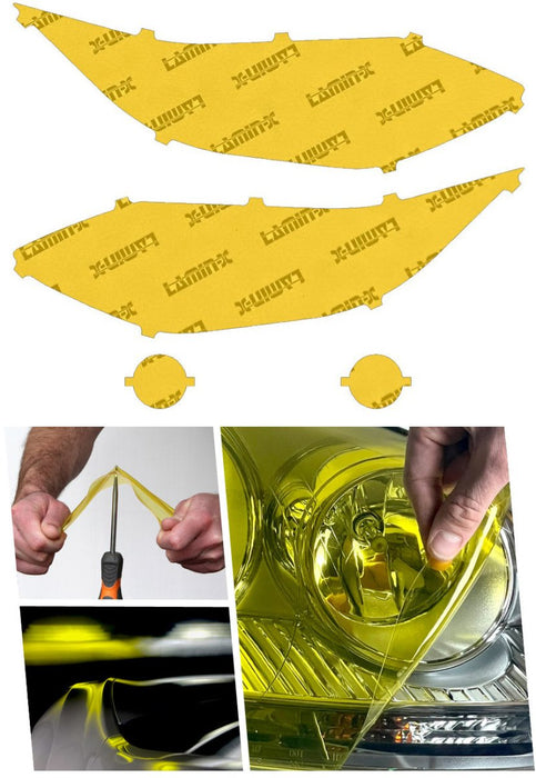 Lamin - X Headlight and Fog Light Overlays 2023 - 2025 Solterra - S052YY - Subimods.com