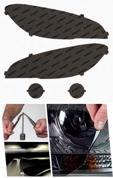Lamin - X Headlight and Foglight Overlay Kit 2015 - 2021 WRX / 2015 - 2021 STI - S029GSY - Subimods.com