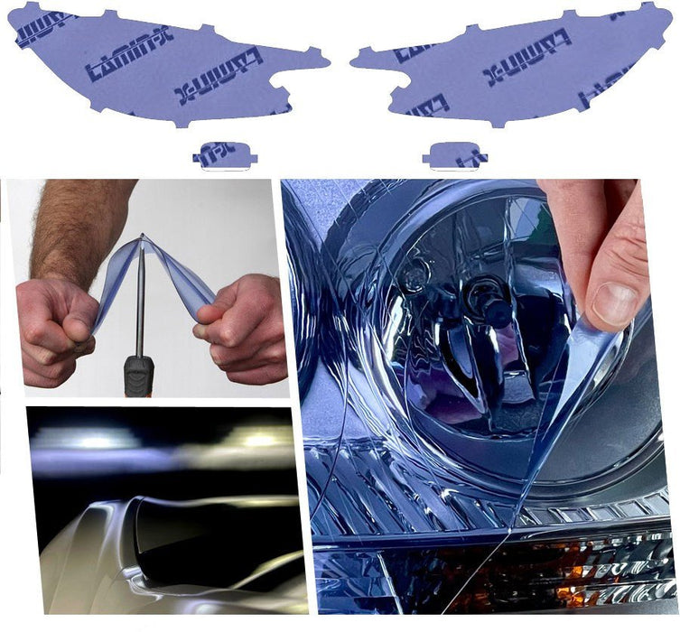 Lamin - X Headlight and Foglight Overlay Kit 2022 - 2024 WRX - S047BB - Subimods.com
