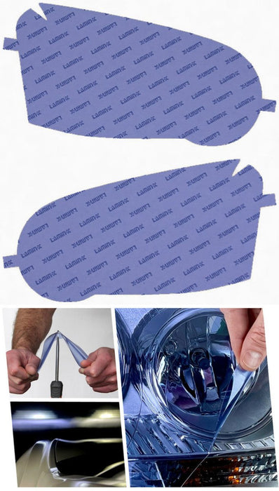 Lamin - X Headlight Overlay Kit 2004 - 2005 WRX / 2004 - 2005 STI - S003B - Subimods.com