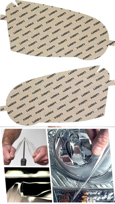 Lamin - X Headlight Overlay Kit 2004 - 2005 WRX / 2004 - 2005 STI - S003CL - Subimods.com