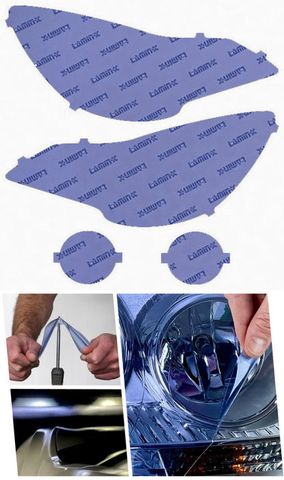 Lamin - X Headlight Overlays 2013 - 2014 Outback - S523B - Subimods.com
