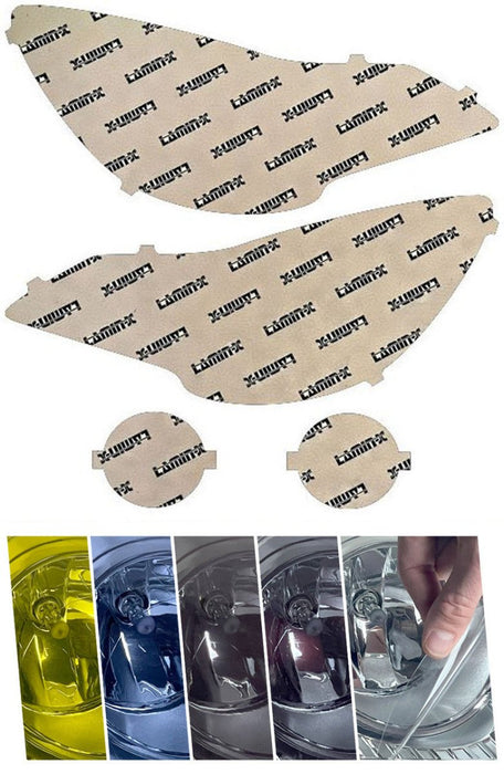 Lamin - X Headlight Overlays 2013 - 2014 Outback - S523B - Subimods.com
