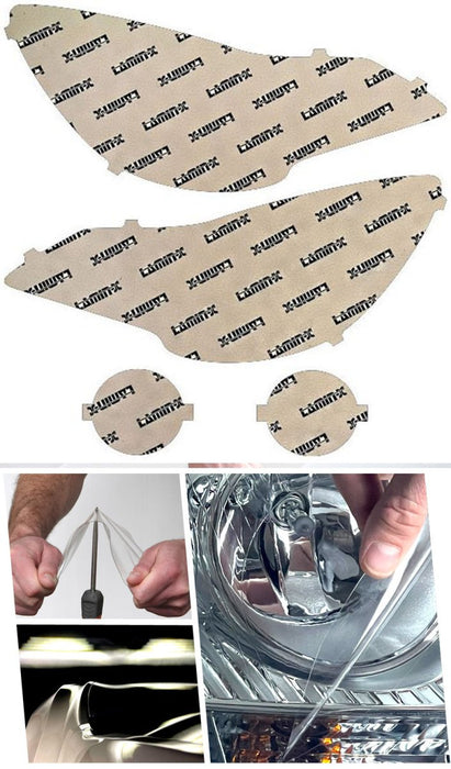 Lamin - X Headlight Overlays 2013 - 2014 Outback - S523CL - Subimods.com