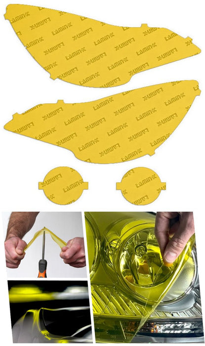 Lamin - X Headlight Overlays 2013 - 2014 Outback - S523Y - Subimods.com