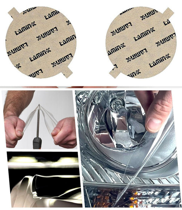 Lamin - X Large Fog Light Overlays 2003 - 2004 Legacy - S106CL - Subimods.com