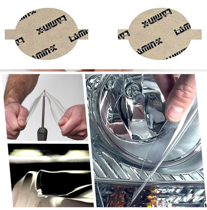 Lamin - X Small Fog Light Overlays 2003 - 2004 Legacy - S104CL - Subimods.com