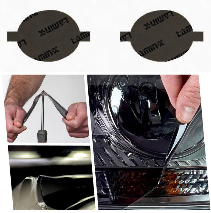 Lamin - X Small Fog Light Overlays 2003 - 2004 Legacy - S104G - Subimods.com