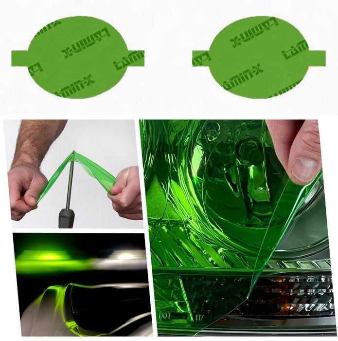 Lamin - X Small Fog Light Overlays 2003 - 2004 Legacy - S104GR - Subimods.com