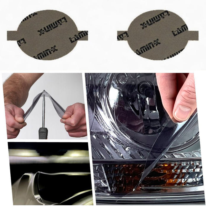 Lamin - X Small Fog Light Overlays 2003 - 2004 Legacy - S104T - Subimods.com