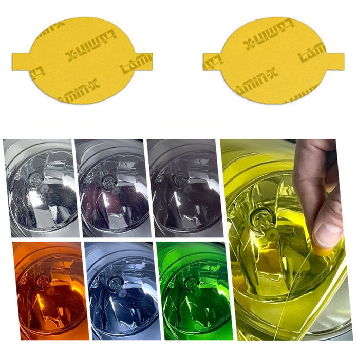 Lamin - X Small Fog Light Overlays 2003 - 2004 Legacy - S104Y - Subimods.com