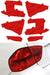 Lamin - X Tail Light and Reflector Overlays 2020 - 2023 Legacy - S242R - Subimods.com