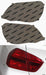 Lamin - X Tail Light Overlays 2004 - 2005 WRX / 2004 - 2005 STI - S204T - Subimods.com