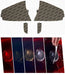 Lamin - X Tail Light Overlays 2008 - 2009 Legacy Sedan - S217R - Subimods.com