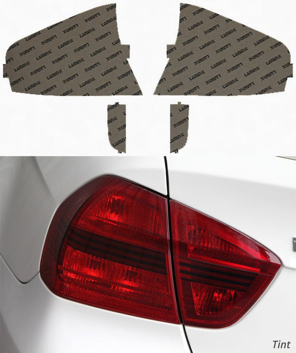 Lamin - X Tail Light Overlays 2008 - 2009 Legacy Sedan - S217T - Subimods.com