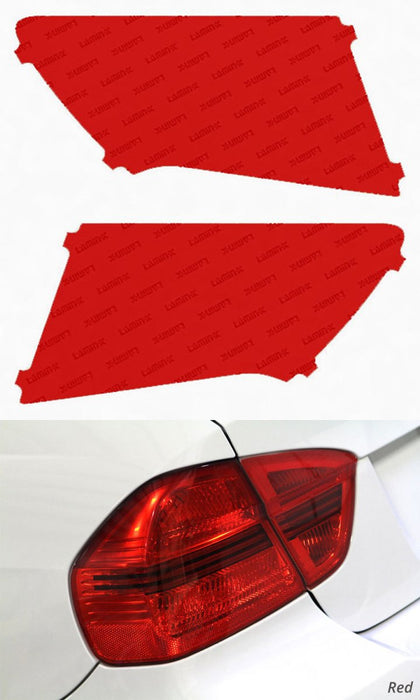 Lamin - X Tail Light Overlays 2008 - 2011 Impreza Sedan - S624R - Subimods.com