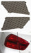 Lamin - X Tail Light Overlays 2008 - 2011 Impreza Sedan - S624T - Subimods.com