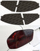 Lamin - X Tail Light Overlays 2008 - 2014 WRX Hatch / 2008 - 2014 STI Hatch - S316G - Subimods.com