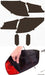 Lamin - X Tail Light Overlays 2010 - 2014 Outback - S223C - Subimods.com