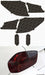 Lamin - X Tail Light Overlays 2010 - 2014 Outback - S223G - Subimods.com
